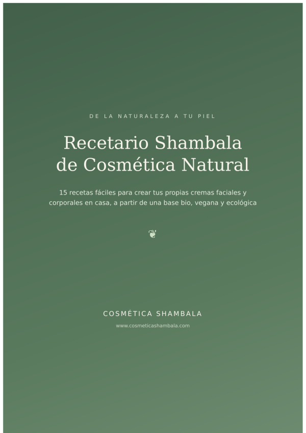 Recetario Shambala de Cosmética Natural DIY (ebook PDF)