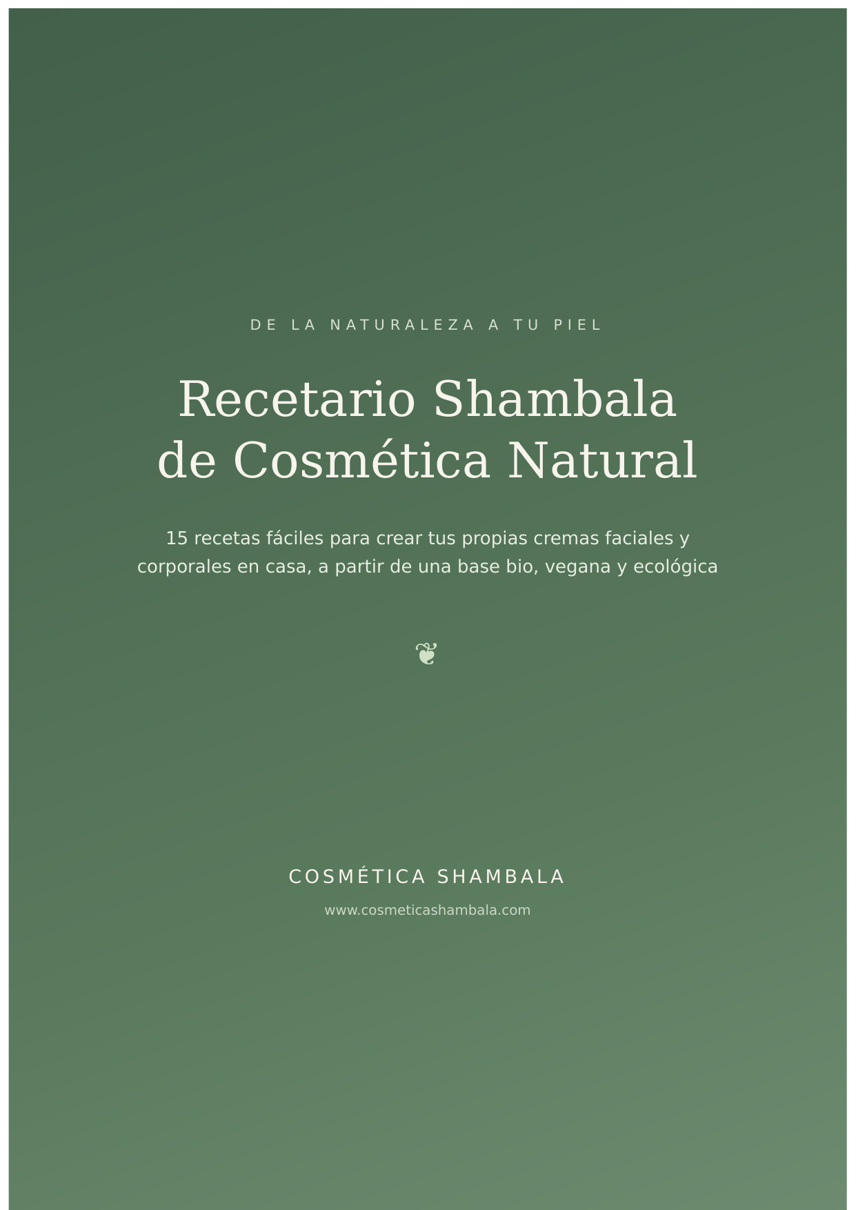 Recetario Shambala de Cosmética Natural DIY, ebook en PDF
